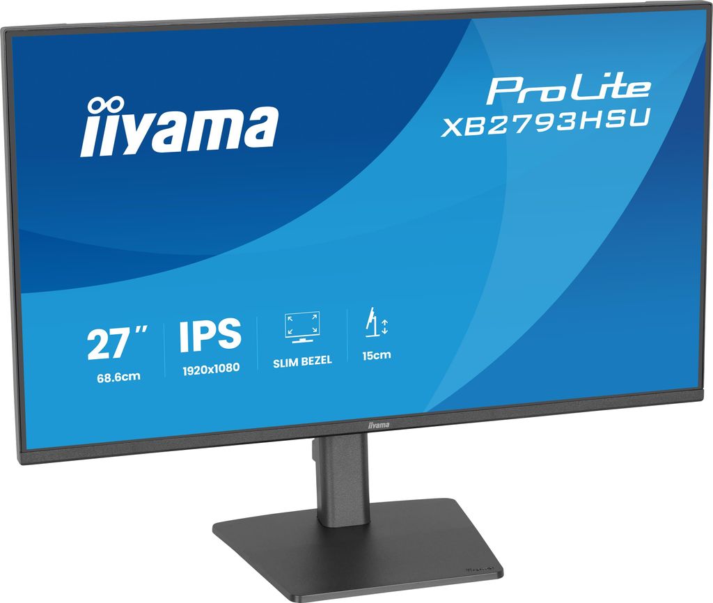 Iiyama 68.5Cm (27")   Xb2793Hsu-B1 16:9  Hdmi+Dp+2Xusb Ips Immagine del prodotto 