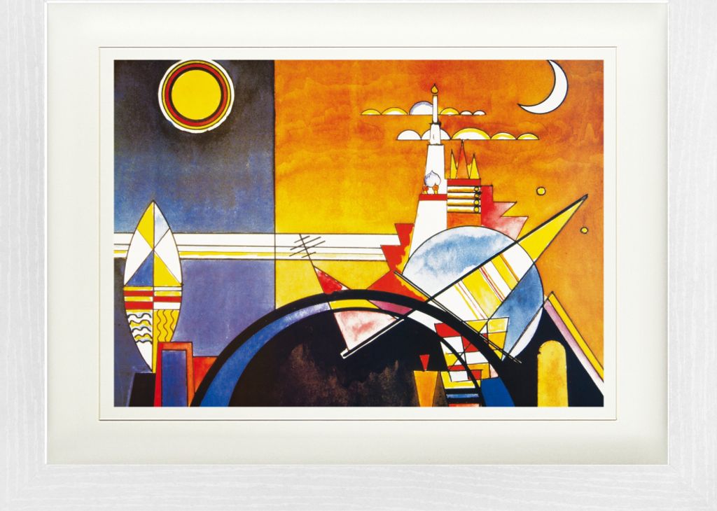 Wassily Kandinsky Gerahmtes Bild Mit Edlem Passepartout | Wand-Bilder | Im Bilderrahmen - Das Große Tor Von Kiew, 1928 (30 x 40 cm)