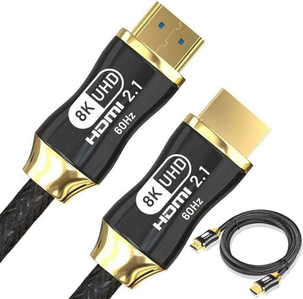 Kabel HDMI 2.1 – 8K 60 Hz / 4K 120 Hz HQ – 1,5 m – 1,5 Meter