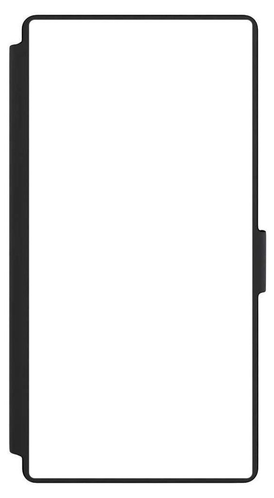 NIVOCASE Klapphülle für Samsung Galaxy S23 Ultra Handyhülle aus Kunst Leder NIVOflip schwarz Farbe einfarbig weiß