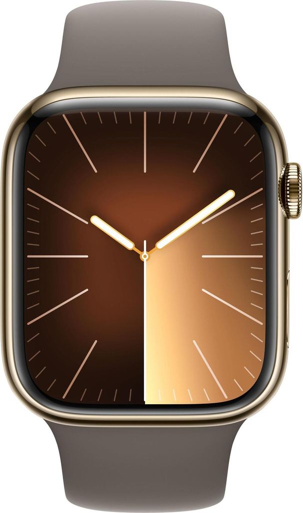 APPLE Watch Series 9 GPS + Cellular 45mm Gold Stainless Produktbild 