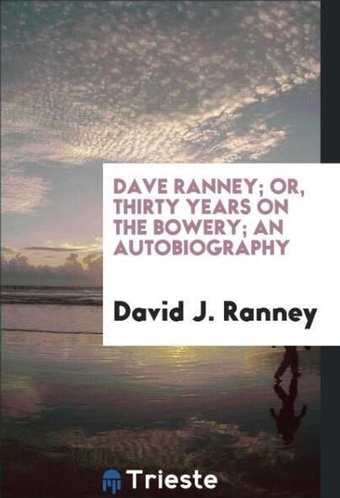 Dave Ranney; or, Thirty years on the Bowery; an autobiography