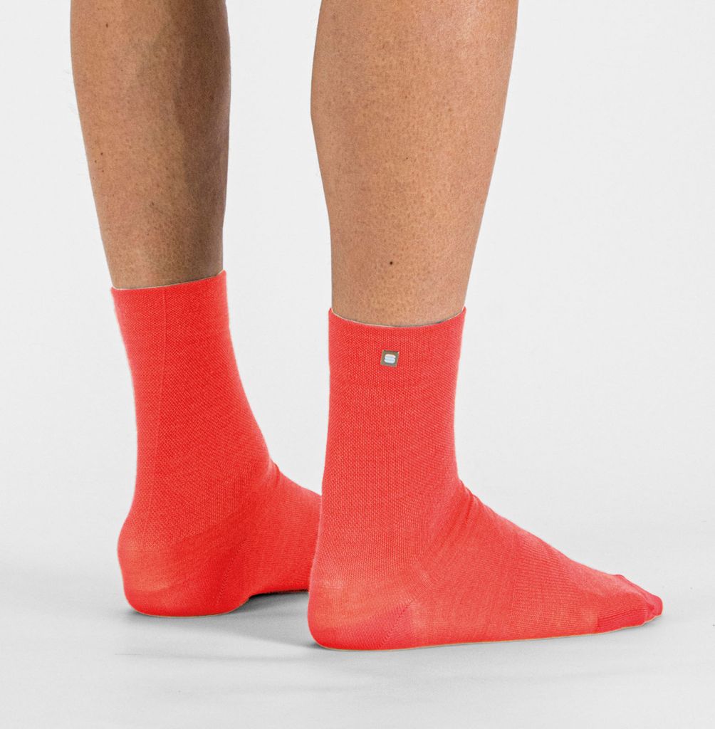 SPORTFUL Klassische Fahrradsocken - MATCHY WOOL - Rot L-XL