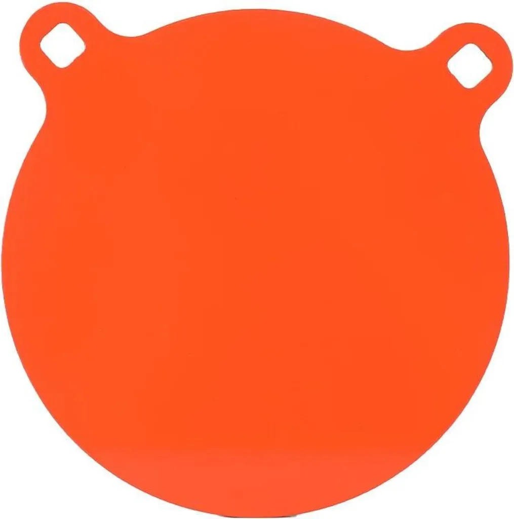 Gong de tir suspendu en acier AR500 jaune de 20cm pour stand extérieur