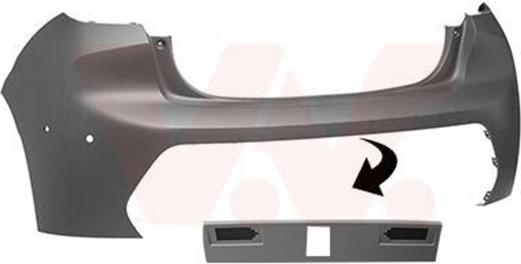 VAN WEZEL 4043548 - OE 164979851T Stoßstange, hinten für 208 II (U)