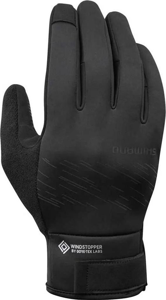 Shimano Windstopper Insulated Handschuhe Schwarz M Herren Schwarz M