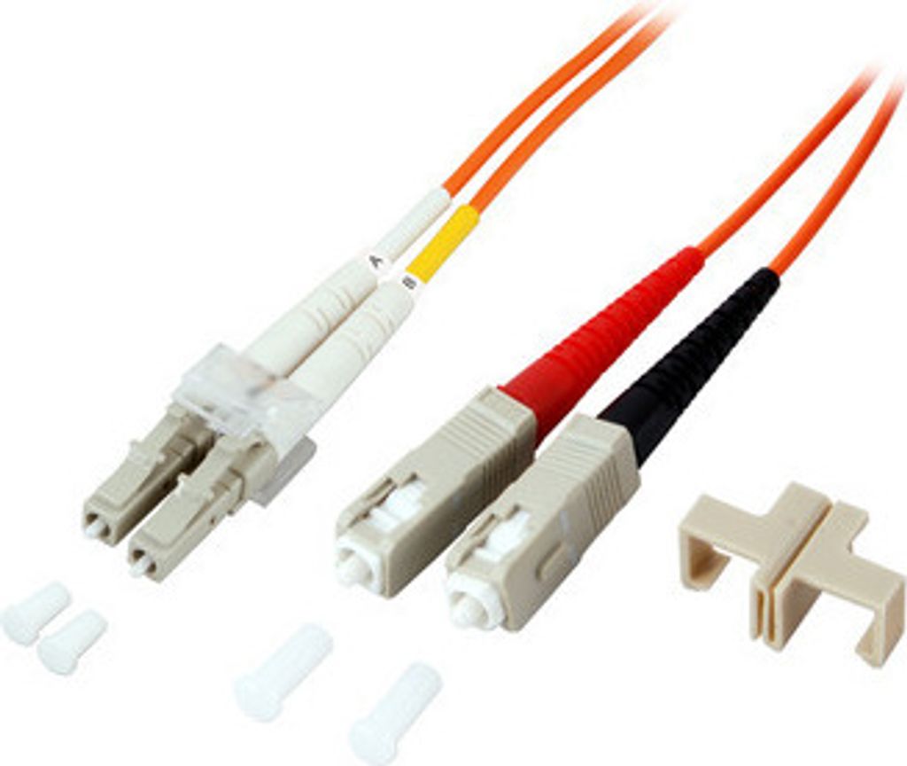 Duplex Jumper LC-SC 50/125μ, OM2, LSZH, orange, 2.0mm, 40m Hersteller: EFB-Elektronik (O0320.40)
