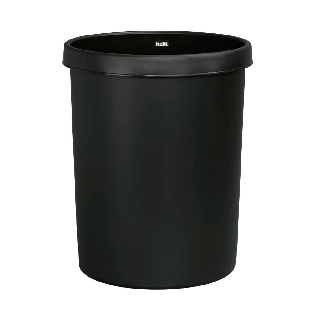 helit H6106195 Corbeille à papier 30,0 l noir Image du produit 
