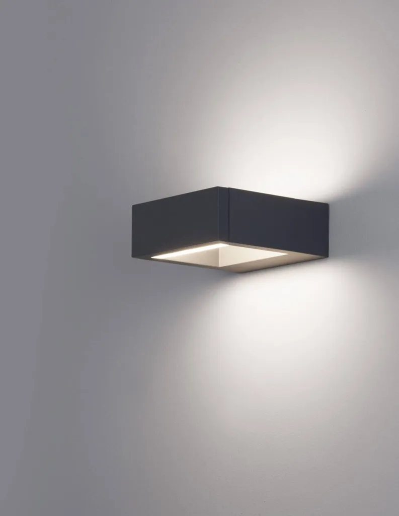 Applique murale extérieure LED design gris anthracite 7W Nova Luce - 3