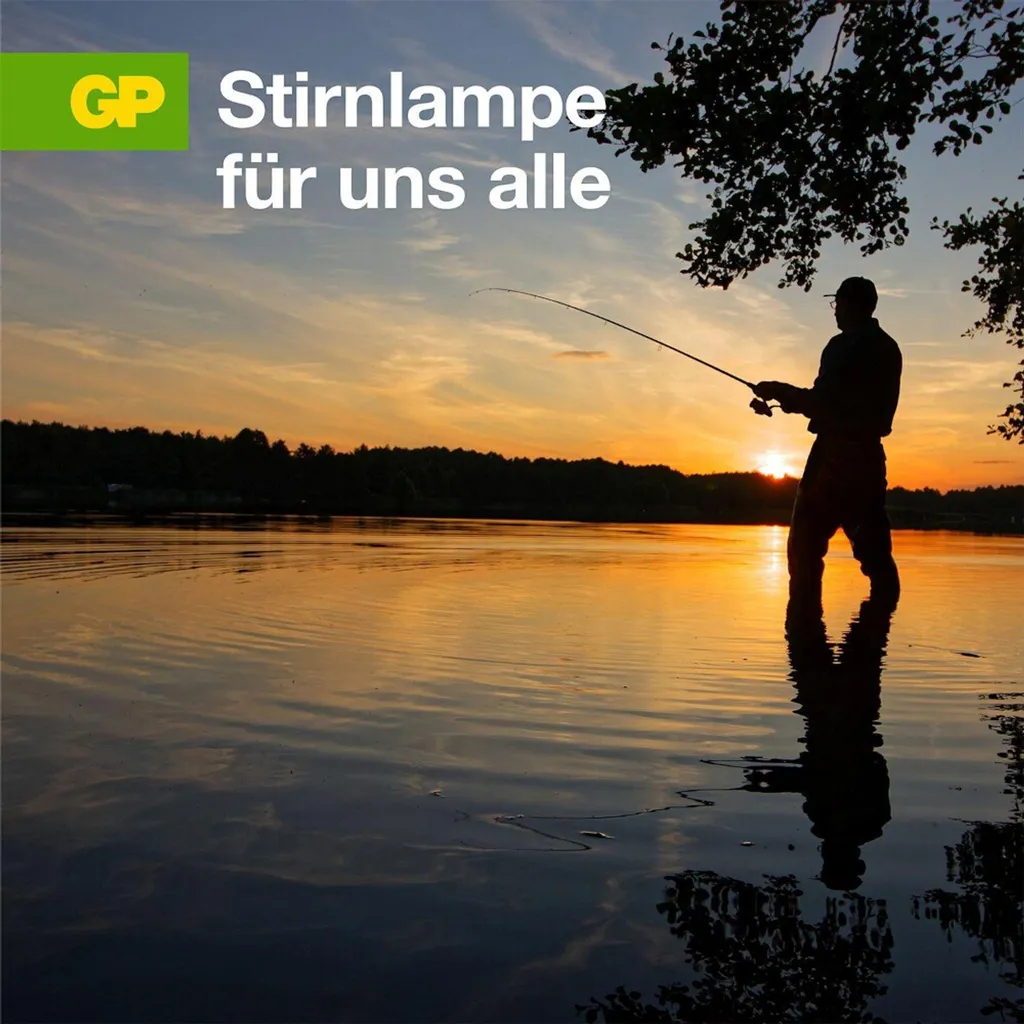 Lampe frontale GP Discovery CH44 - Éclairage LED puissant et ajustable - 37