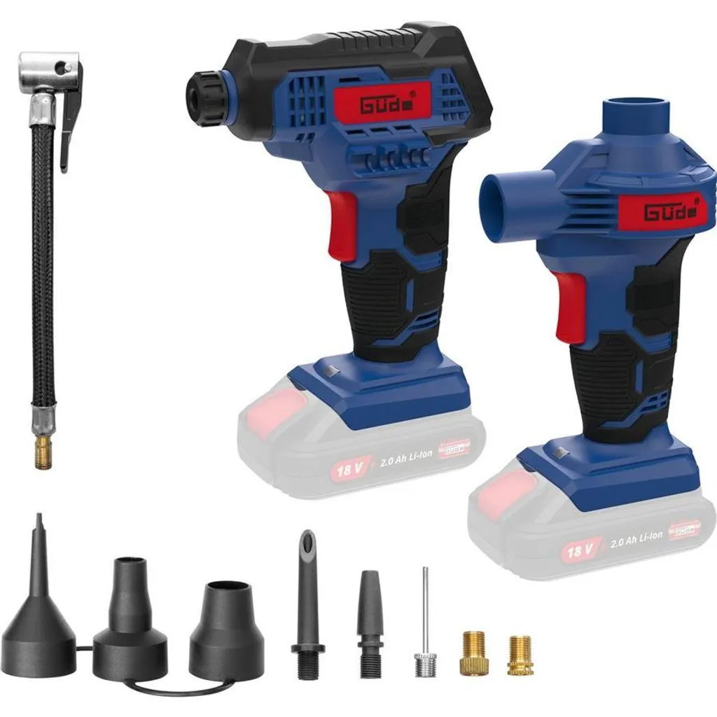 Station de gonflage portable sans fil KLS 18-0 avec kit 11 accessoires