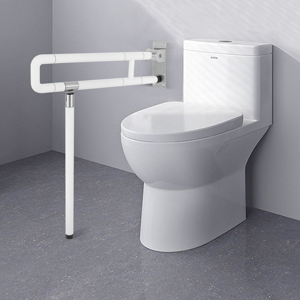 Handgriff Stützklappgriff WC Stützgriff Aufstehilfe Toiletten Handlauf Edelstahl Sicherhgriff Hilfsgriff 100kg