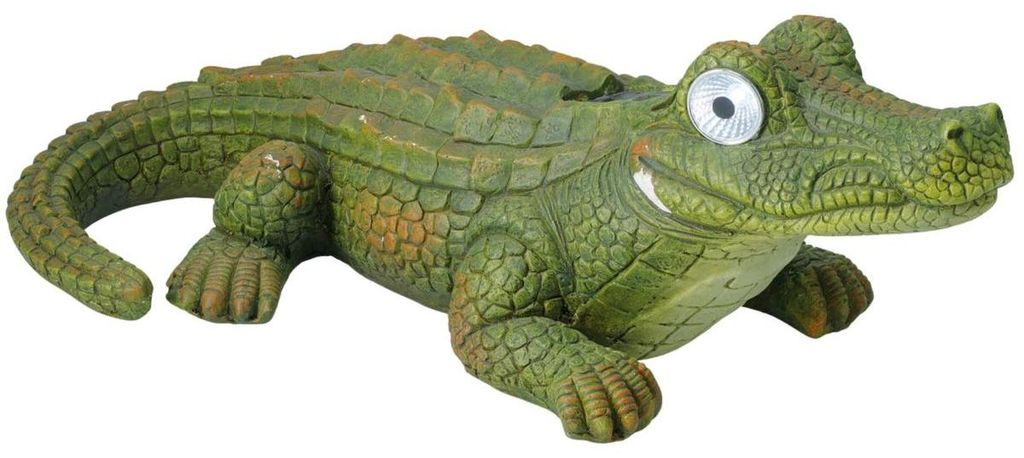 SOLÁRNA LAMPY – ZÁHRADNÁ DEKORÁCIA KROKODÍL 52 x 32 x 17,5 Obrázok produktu 