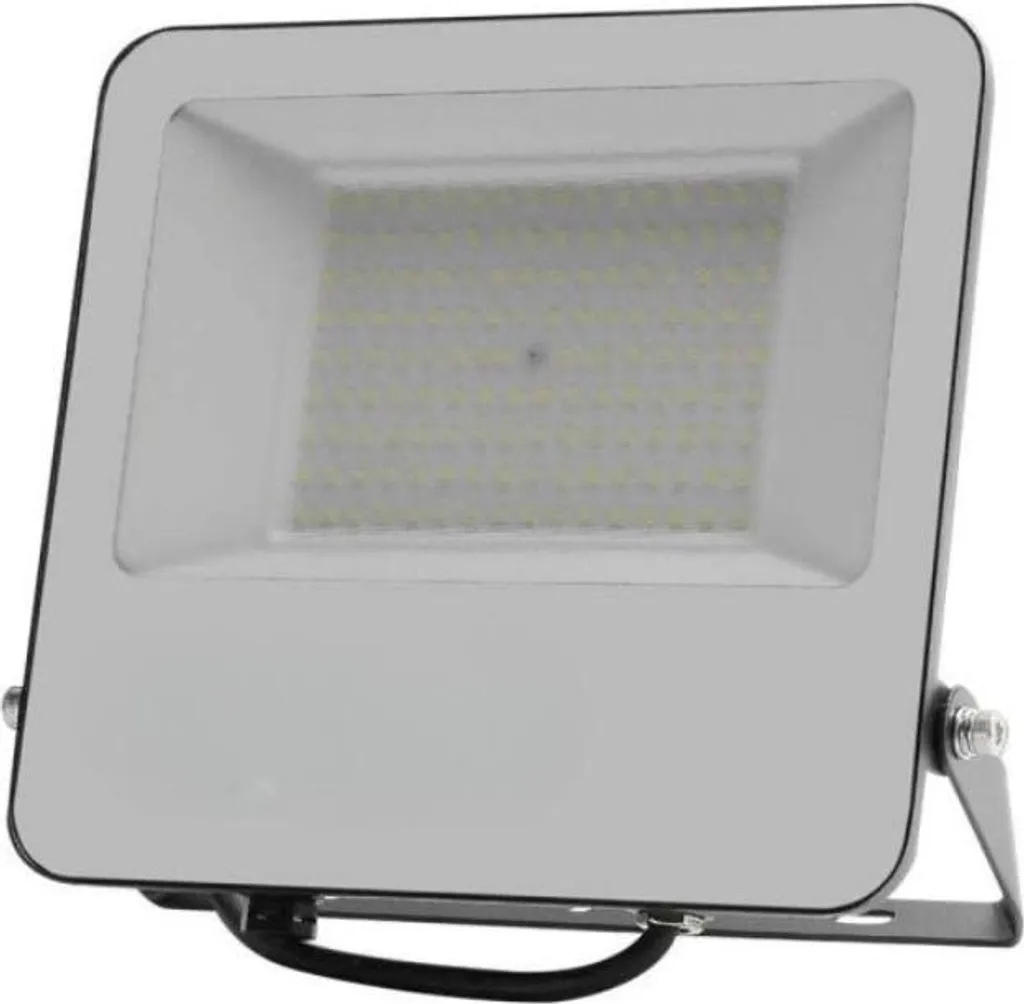 Projecteur Extérieur LED 100W Haute Luminosité Gris pour Façade et Jardin