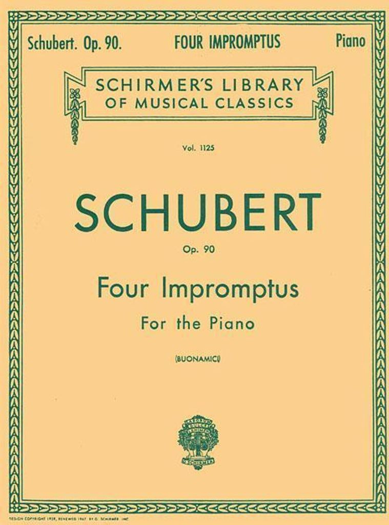 Schubert, F: 4 Impromptus, Op. 90