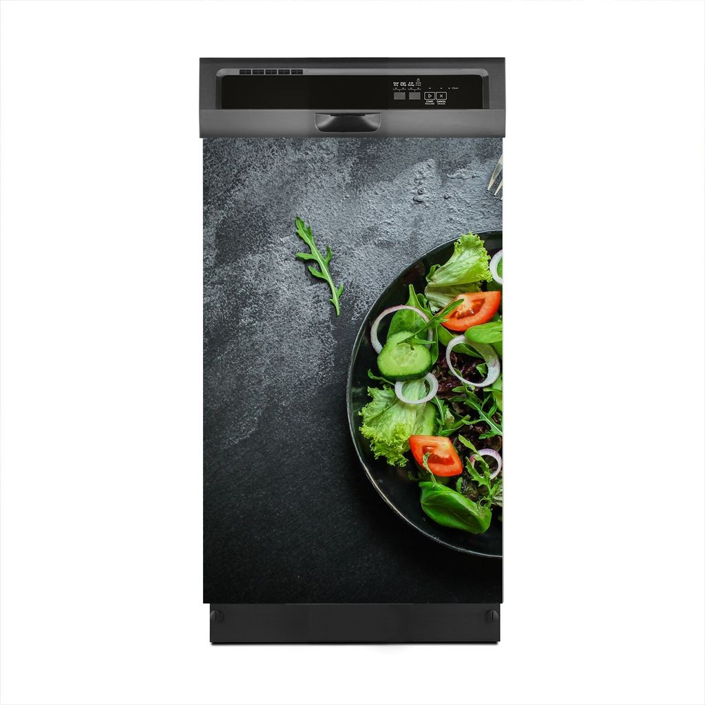 Aufkleber sticker 45x70 cm Dekorative folie Spülmaschine - Salat Tomate Gurke