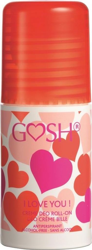 Gosh, I Love You, Anti-Sweat, Deodorant Roll-On, For Women, 75 ml