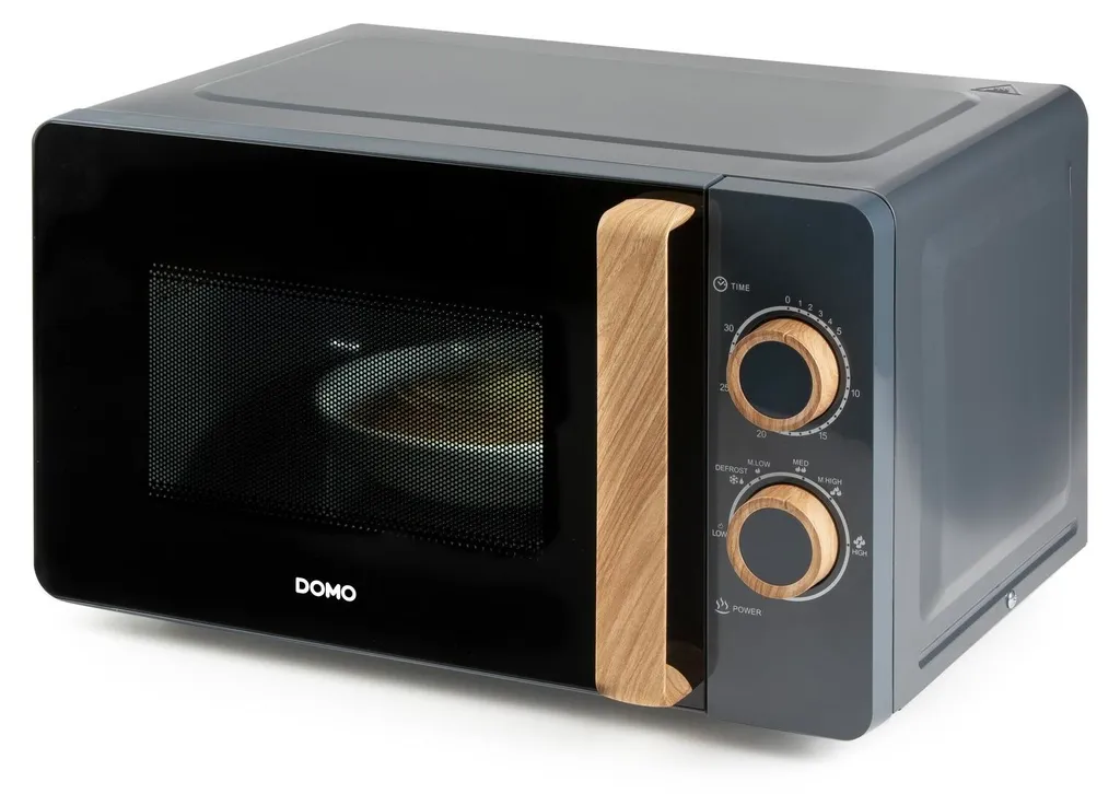 Micro-ondes manuel DOMO DO3320 WOOD YOU - Capacité 20L et Look Bois
