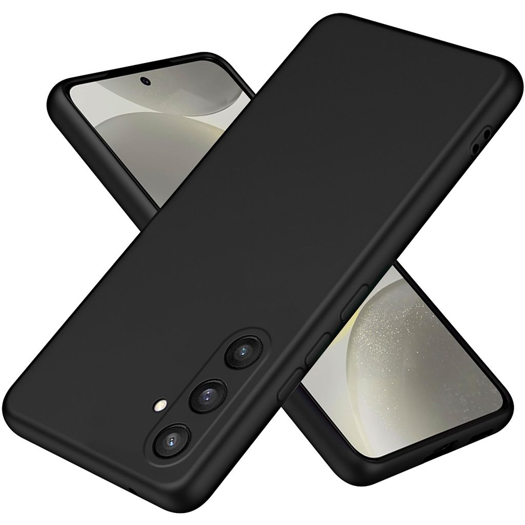Galaxy S25 FE Hülle, Flüssig Silikon Handyhülle Stoßfest Kratzfest Schutzhülle für Samsung Galaxy S25 FE Schwarz