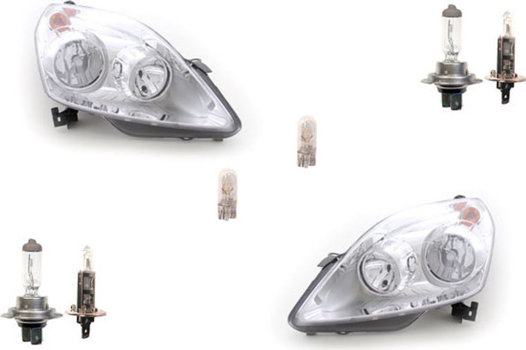 Johns, Scheinwerfer Halogen passend für Opel Zafira B 02/08- mit Leuc. Set Links Rechts 1216679 93192443 1216680 93192444
