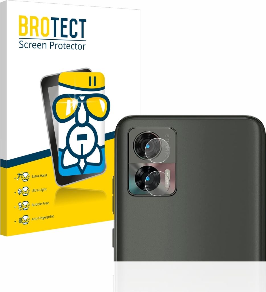 BROTECT Schutzglas für Motorola Edge 30 Neo (NUR Kameraschutz) Schutzfolie Panzer Folie Glas Display Schutz klar