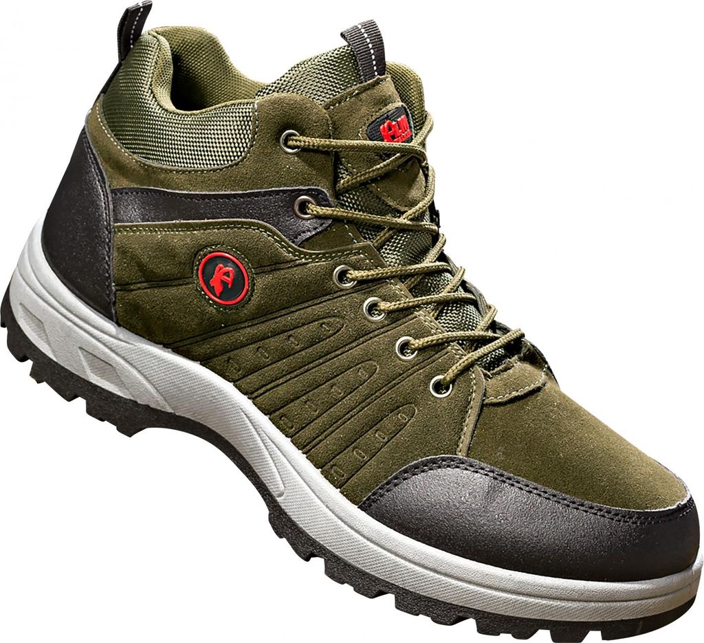 Almwalker Trekkingschuhe Basecamp III Herren (Oliv/Schwarz) Größe 41
