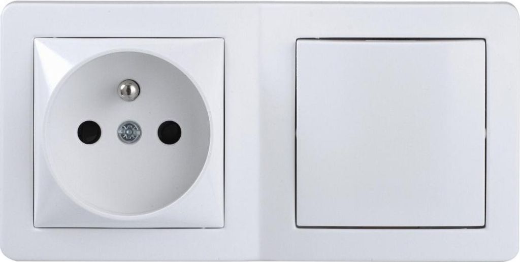 Alréa Aufputz-Schalter- und Steckdosenset, SCHNEIDER ELECTRIC, weiß