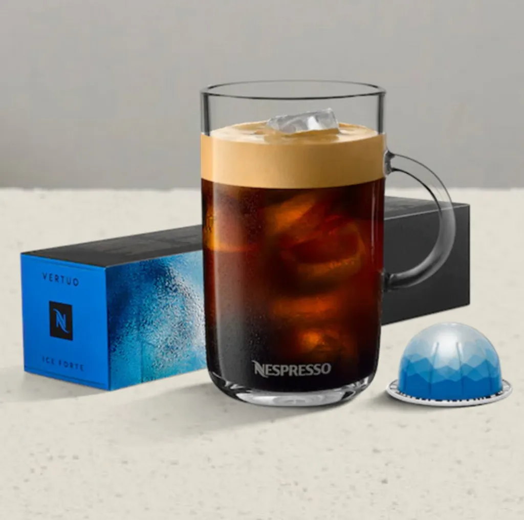 Capsules Nespresso Vertuo Ice Forte pour Café Glacé Onctueux