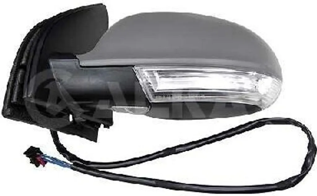 Miroir de rétroviseur gauche pour VW Golf V 1K - Pièce Alkar 6149128
