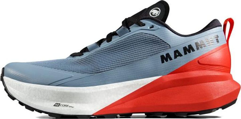 Mammut Aenergy Trail Endurance Ultra Low Men - Trailrunning-Schuhe für lange Distanzen, Farbe:nebla-mammut red, Größe:11.5 UK / 46 2/3