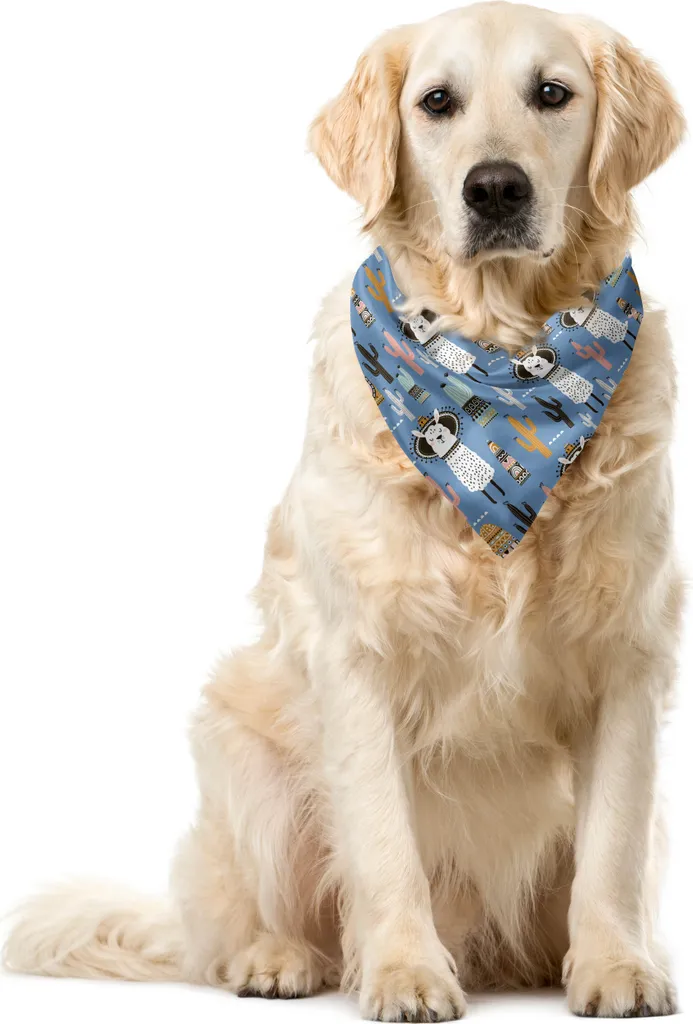 Bandana di Design ABAKUHAUS Lama Tribale - Accessorio Deluxe Pet