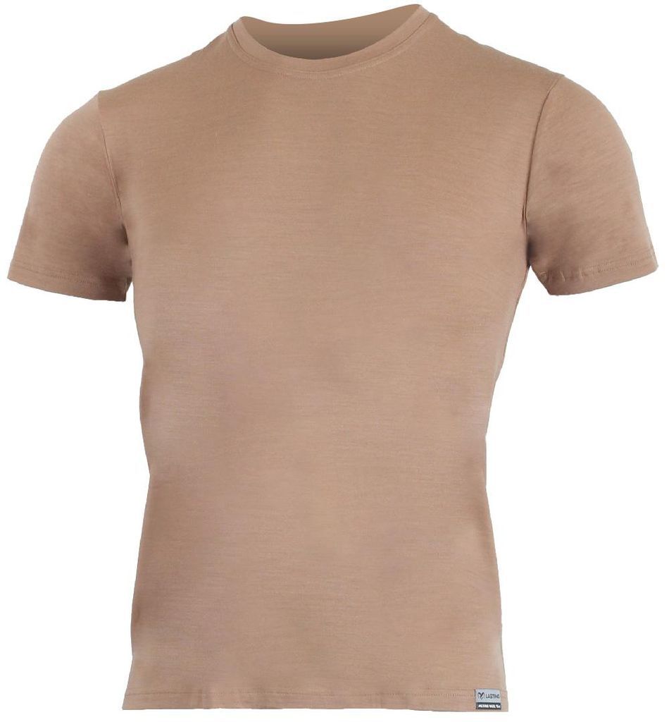 CHUAN Herren Merino-Kurzarm-T-Shirt