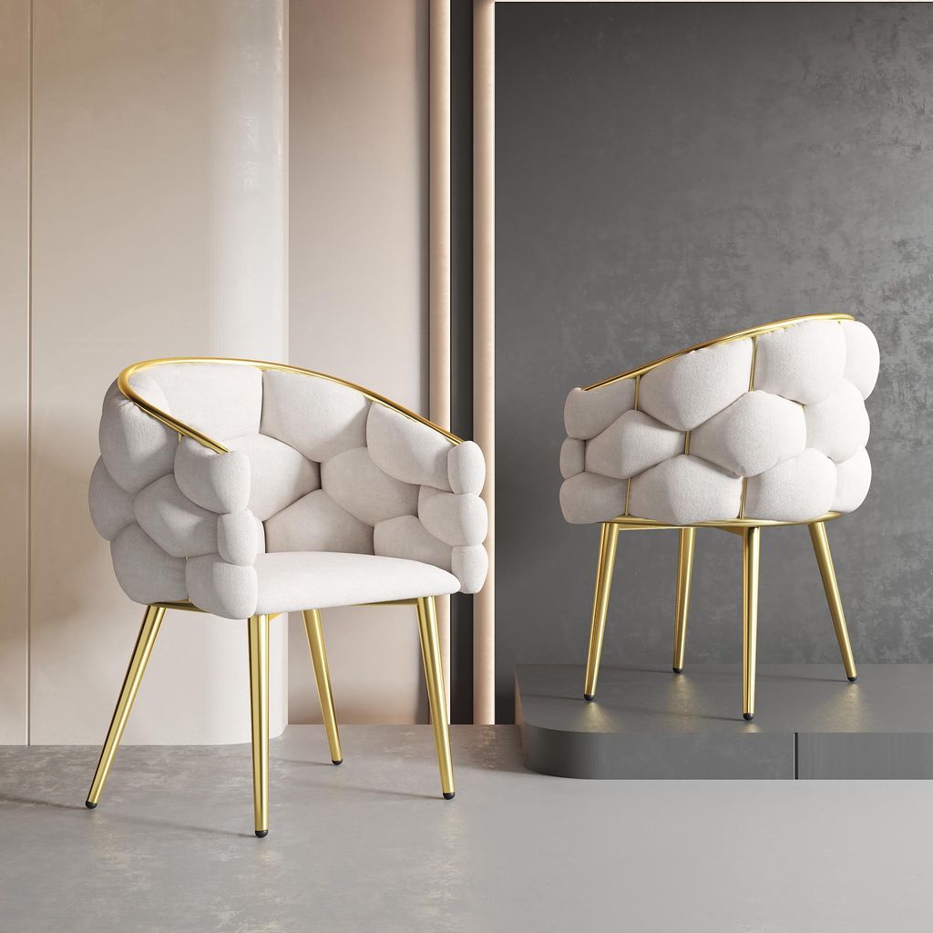 okwish Chaises pour salon, salle à manger ou maquillage, Image du produit 