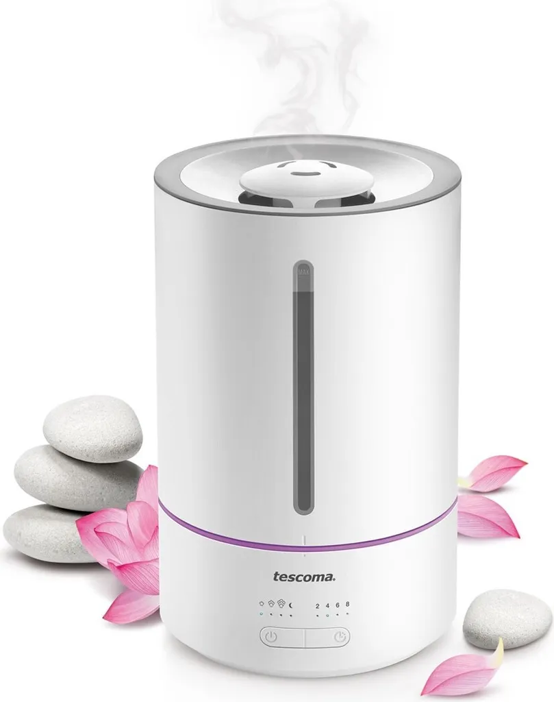 Humidificateur d'air pour chambre et salon Tescoma Zen 4,6 L blanc
