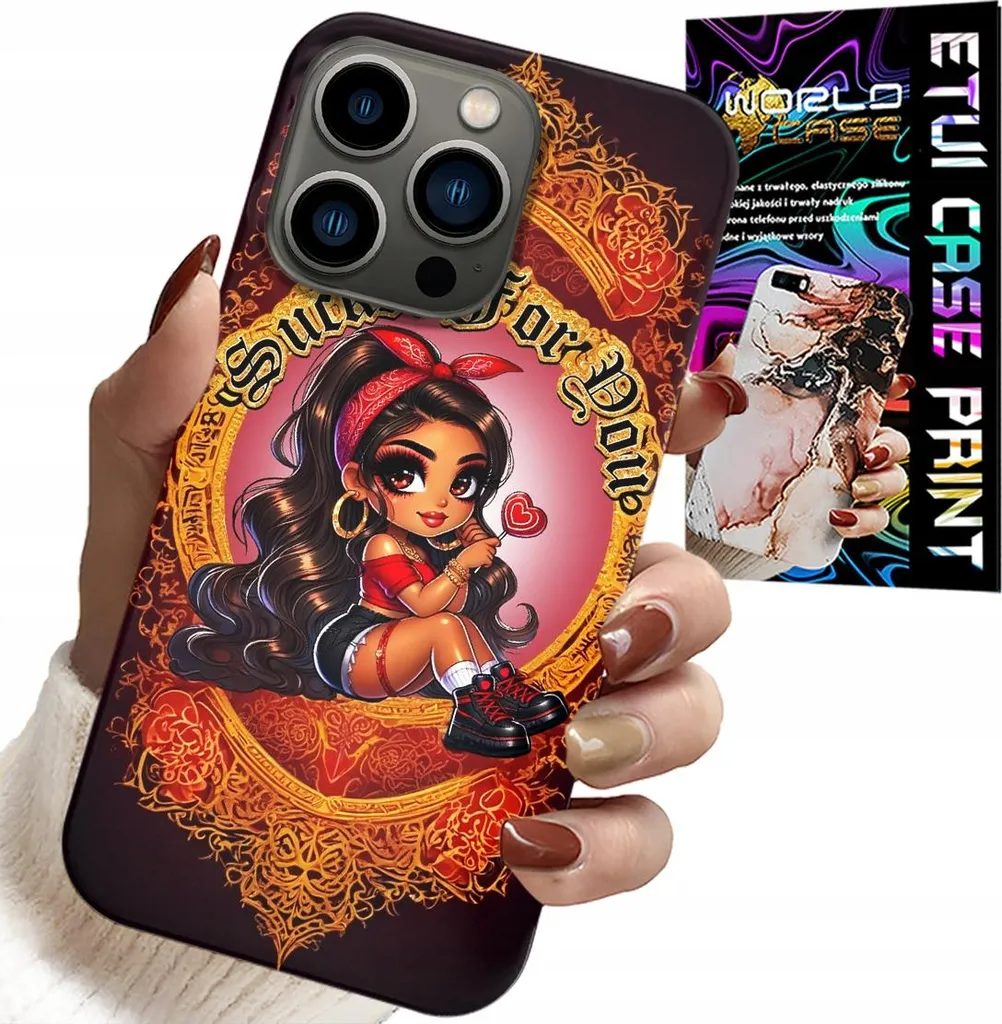 iPhone 16 Pro Max Cover Sucker For You Fashion Doll + Glass Kit