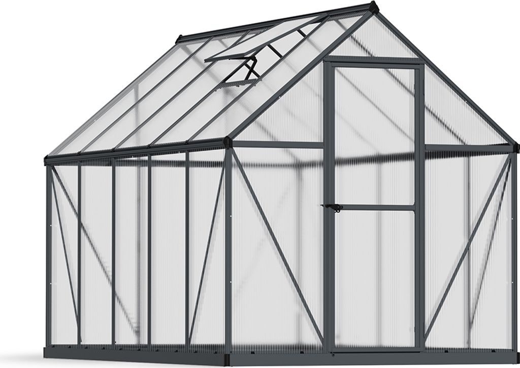 Palram - Canopia Aluminium Gewächshaus Mythos 610 Grau Produktbild 