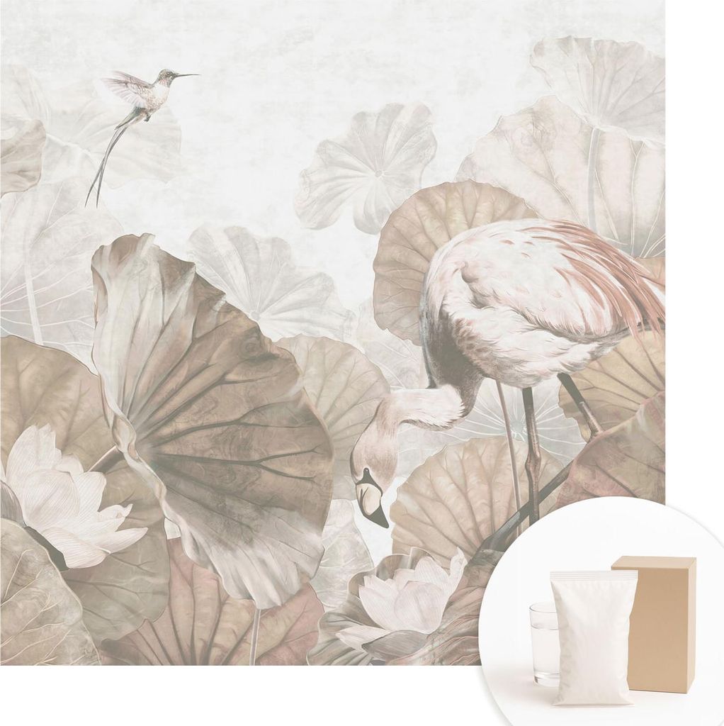 Fototapete - Wandbilder für Wohnzimmer - 250x250 cm - Dekorative Wandfolie - Modernes Design für Wanddekoration - Tapeten für Innenräume - Eleg...