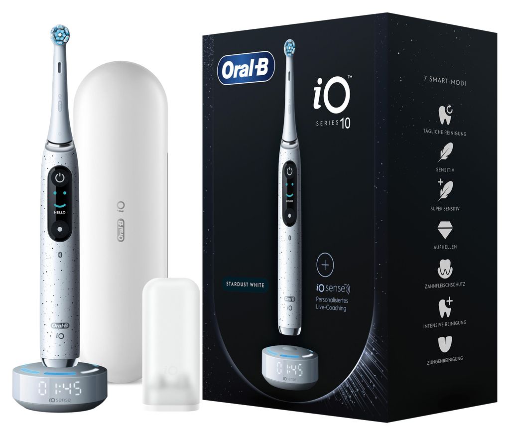 Oral-B iO Series 10 white Elektrische Zahnbürste
