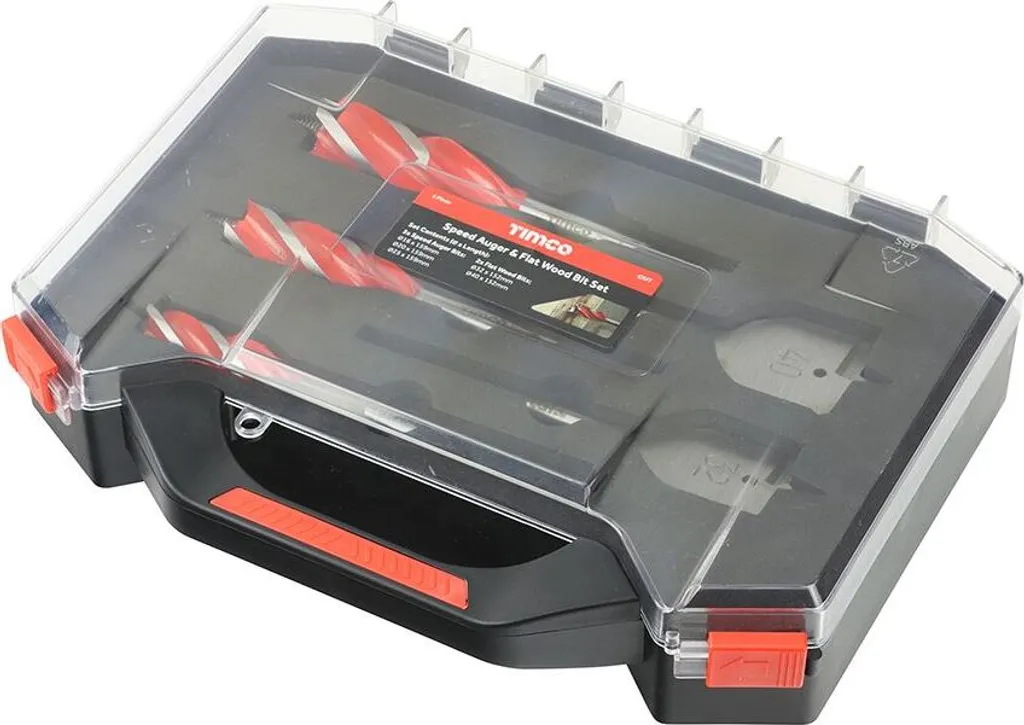 Kit Timco de 5 mèches bois plates pour perçage rapide sans éclats - Pro - 3