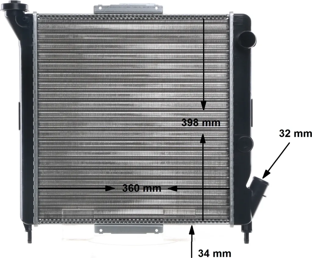 Radiateur moteur MAHLE pour RENAULT SUPER : Refroidissement optimisé - 8