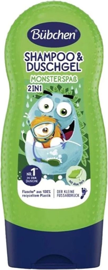 Bübchen Kinder Shampoo und Duschgel 2 in 1 Monsterspaß Produktbild 