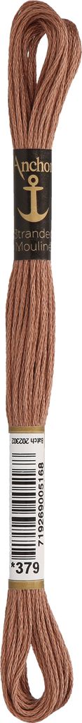 Anchor Sticktwist 4635000-00379 kakao Stickgarn, 100 % Baumwolle