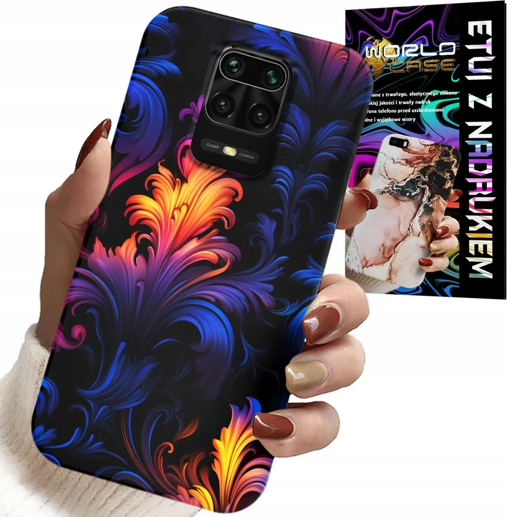 Cover Xiaomi Note 9S / 9 Pro Astratta + Foil - Look Unico e Glamour