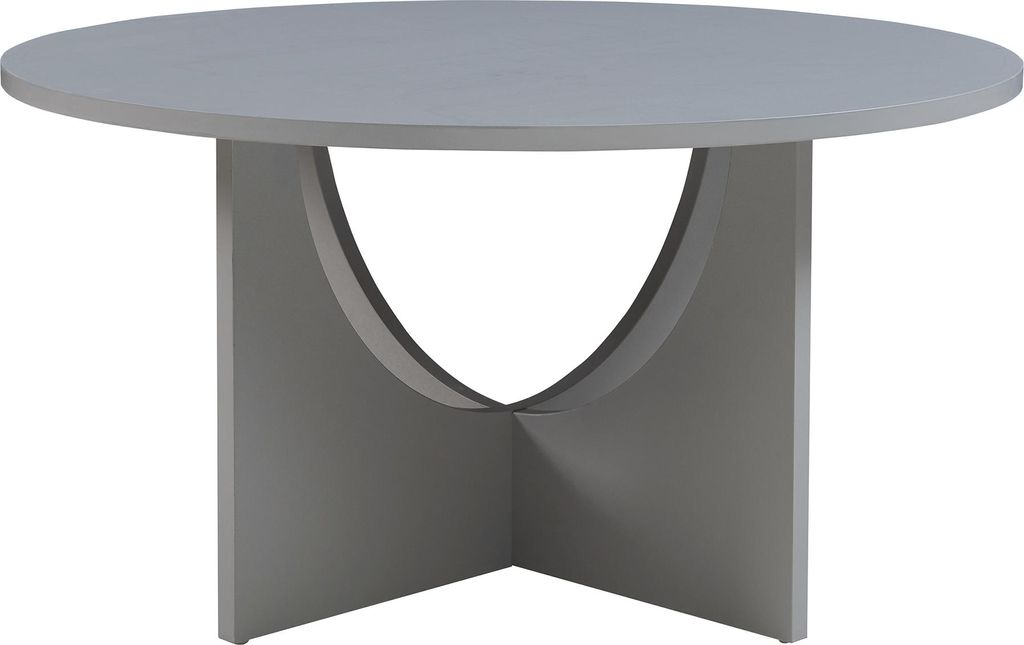 Couchtisch 'Rindal' rund 80 x 42 cm Hellgrau Produktbild 