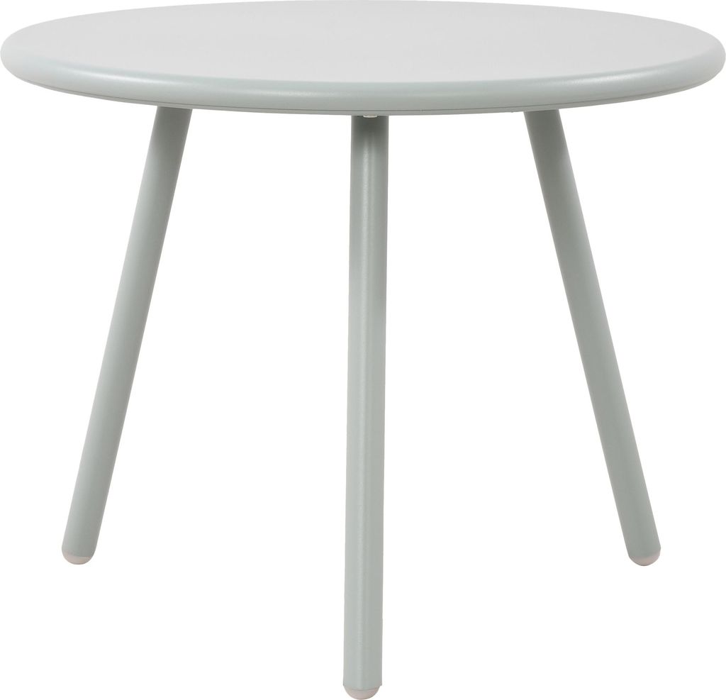 Couchtisch CAKOT - Kunststoff Türkis 50x50x40 cm | Sofatisch Rund Beistelltisch Wohnzimmertisch Klein