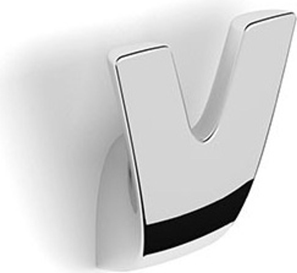 VIGOUR Handtuchhaken vogue doppelt verchromt VOHA2