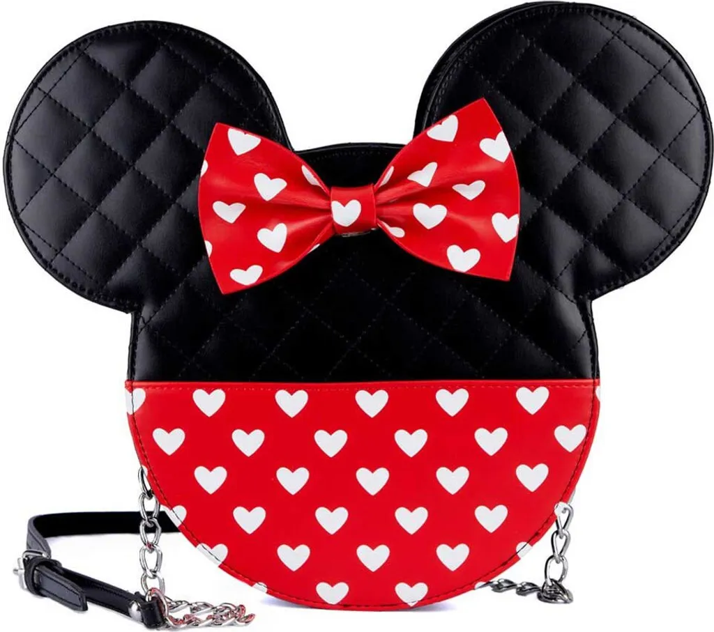 Borsa Disney Loungefly Mickey e Minnie Valentine Reversibile POP! - 6