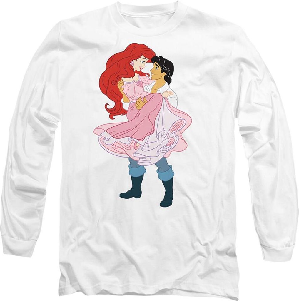 The Little Mermaid - T-Shirt für Herren/Damen Uni TV14576 (M) (Weiß)