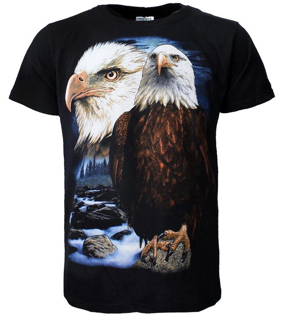 Amerikanischer Weißkopfseeadler Seeadler Adler Kinder T-Shirt - 164