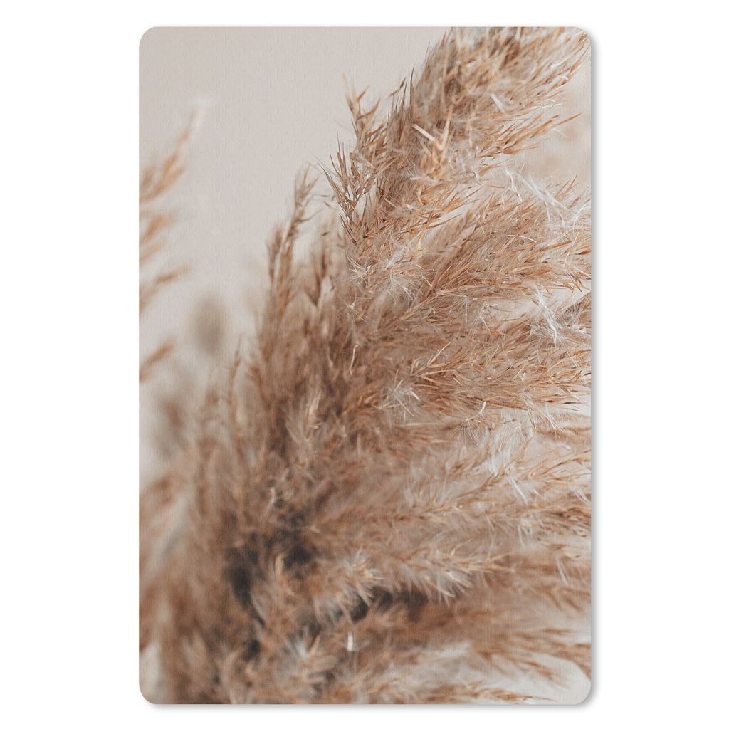 MuchoWow Mauspad Mousepad Gras - Pflanzen - Natur - Pampasgras 18x27 cm - Mousepads - Maus Mat - Pad - Mausunterlage